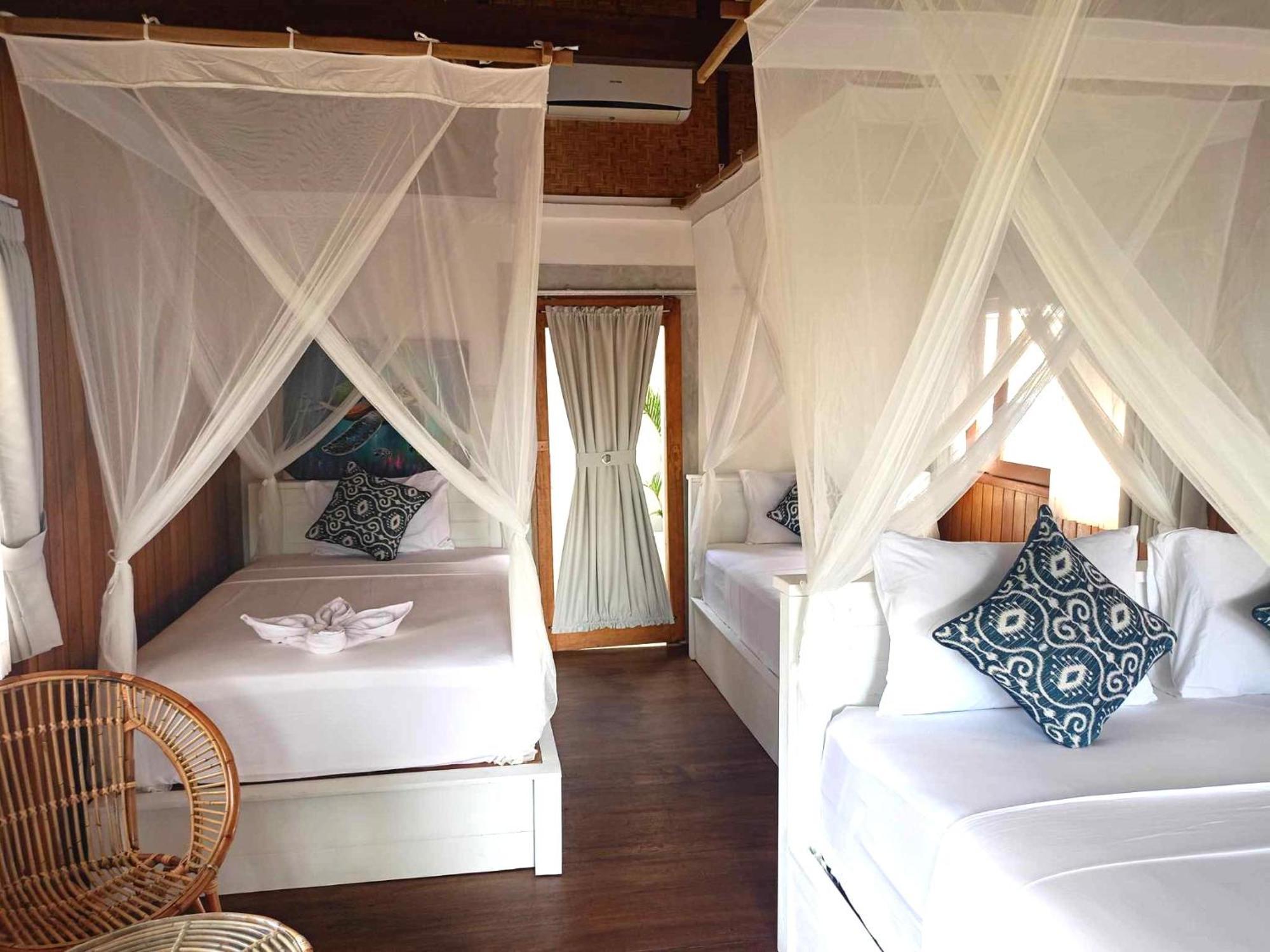 Bintang Tiga Bungalows Gili Air Exterior foto